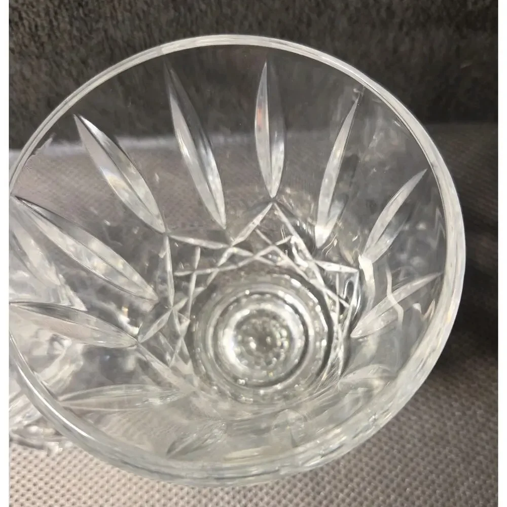 Set Of 2 Toscany by St. George Crystal - 24% Lead Crystal Hurricane Votive